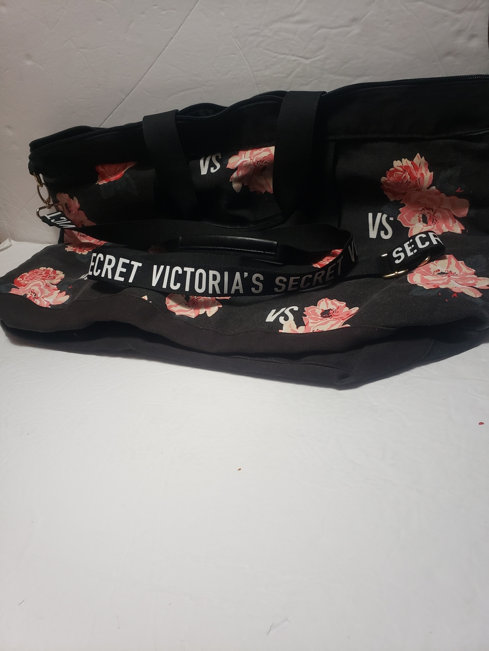 VICTORIA'S SECRET Floral Tote/ Weekender Travel Bag
